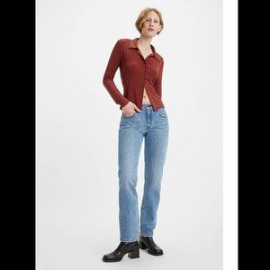 Levi's Premium Middy Straight Women's Jeans - Size 30 - Like New Condition -